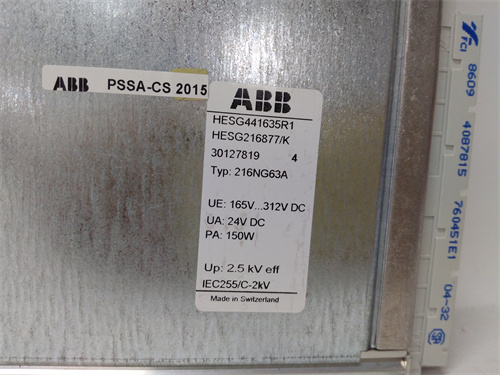 ABB 216NG63A HESG441635R1 HESG216879/K